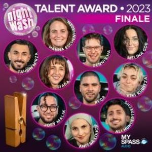 NightWash Live, Talent Award Finale 2023, Ali Hundertsechs, Anissa Loucif, Ben Schafmeister, Dennis Ha, Giada, Hanna Eschenhagen, Joey Malik, Melina Göb, Reda, Simon Stäblein, Tahsin Mirza, Viki Kubitza