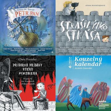 Výhodný balíček Tympanum – Dramatizace pro děti audiobook, Alena Mornštajnová, Chris Priestley, James Barrie, Jostein Gaarder