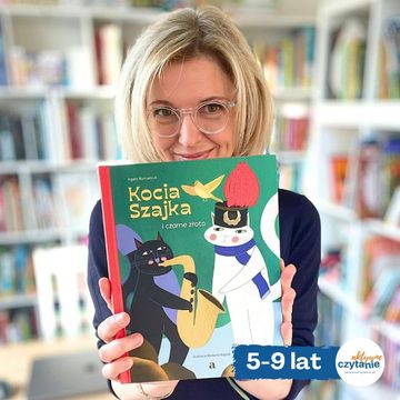 Kocia Szajka i czarne złoto. Książka dla dzieci 5-9 alt. Wywiad z autorką Agatą Romaniuk audiobook, Anna Jankowska