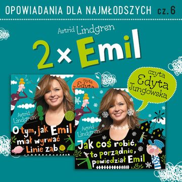 2 x Emil cz. 2 audiobook, Astrid Lindgren