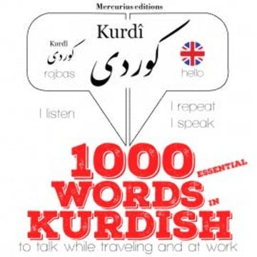 1000 essential words in Kurdish audiobook, JM Gardner