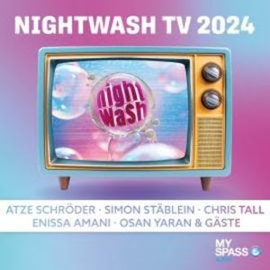 NightWash, NightWash TV 2024, Ana Lucia, Anissa Loucif, Atze Schröder, Ben Schafmeister, Chris Tall, David Kebekus, Enissa Amani, Fabio Landert, Friedrich Hermann, Herr Schröder, Jan van Weyde, Kristina Bogansky, Laura Brümmer, Leila Ladari, Luisa Charlotta Schulz, Marco Gianni, Maria Clara Groppler, Markus Krebs, Maxi Gstettenbauer, Mirja Regensburg, Miss Allie, Nico Stank, Osan Yaran, Simon Stäblein, Tony Bauer, Tutty Tran