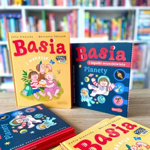 ”Basia i zagadki wszechświata. Planety”, „Basia i wakacje”. Książki dla dzieci 3-7 lat, Anna Jankowska
