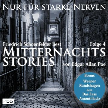 Mitternachtsstories von E. A. Poe (Nur für starke Nerven 4) audiobook, Edgar Allan Poe.