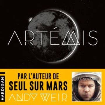 Artemis audiobook, Andy Weir