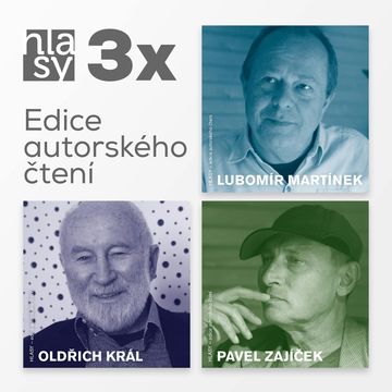 3x HLASY: Martínek, Král, Zajíček audiobook, Lubomír Martínek, Mistr Zhuang, Oldřich Král, Pavel Zajíček