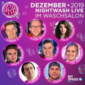 NightWash Live, Dezember 2019, Drew Bulkeley, Fee Badenius, Ferhat Ayaz, Filiz Tasdan, Ivan Thieme, Jamie Wierzbicki, Osan Yaran, Simon Stäblein, Sven Bensmann