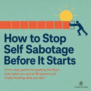 How to Stop Self Sabotage Before It Starts, The Better You Project