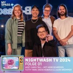 NightWash, Folge 1: NightWash TV 2024, Chris Tall, David Kebekus, Herr Schröder, Laura Brümmer, Tutty Tran