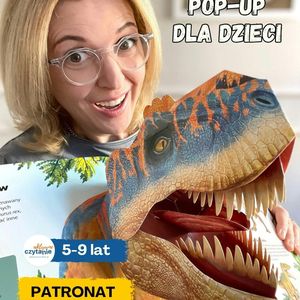 Książka 3d Dinozaury po-up. Książki dla dzieci 5-10 lat, Anna Jankowska