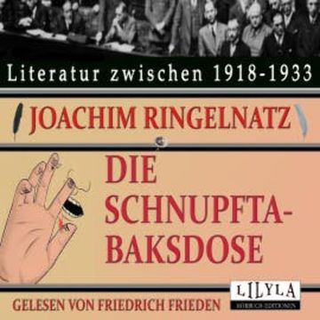 Die Schnupftabaksdose audiobook, Joachim Ringelnatz
