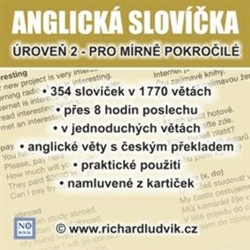 Anglická slovíčka - úroveň 2 pro mírně pokročilé audiobook, Richard Ludvík