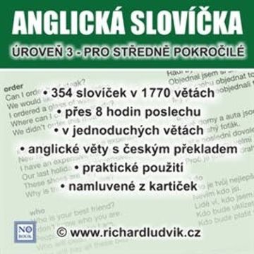 Anglická slovíčka - úroveň 3 pro středně pokročilé audiobook, Richard Ludvík