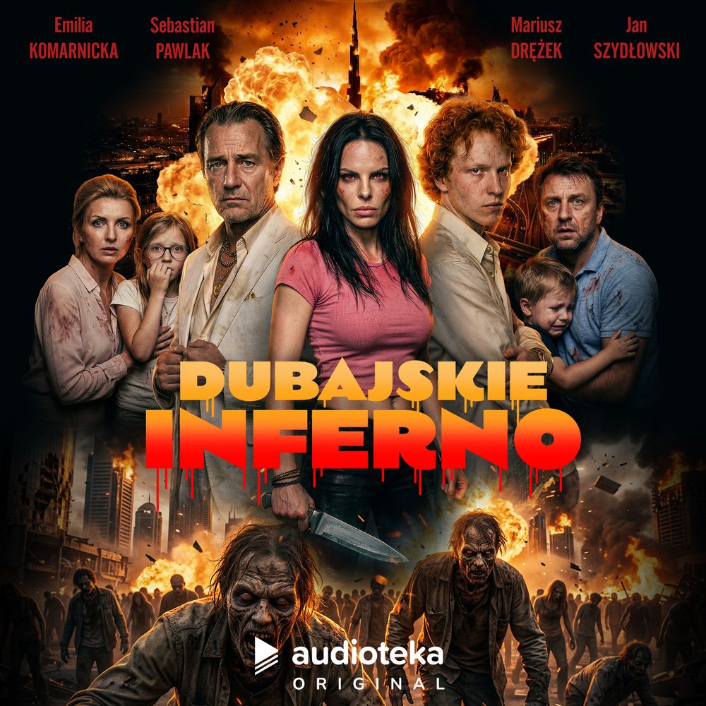 Okładka książki Dubajskie inferno. Audioserial